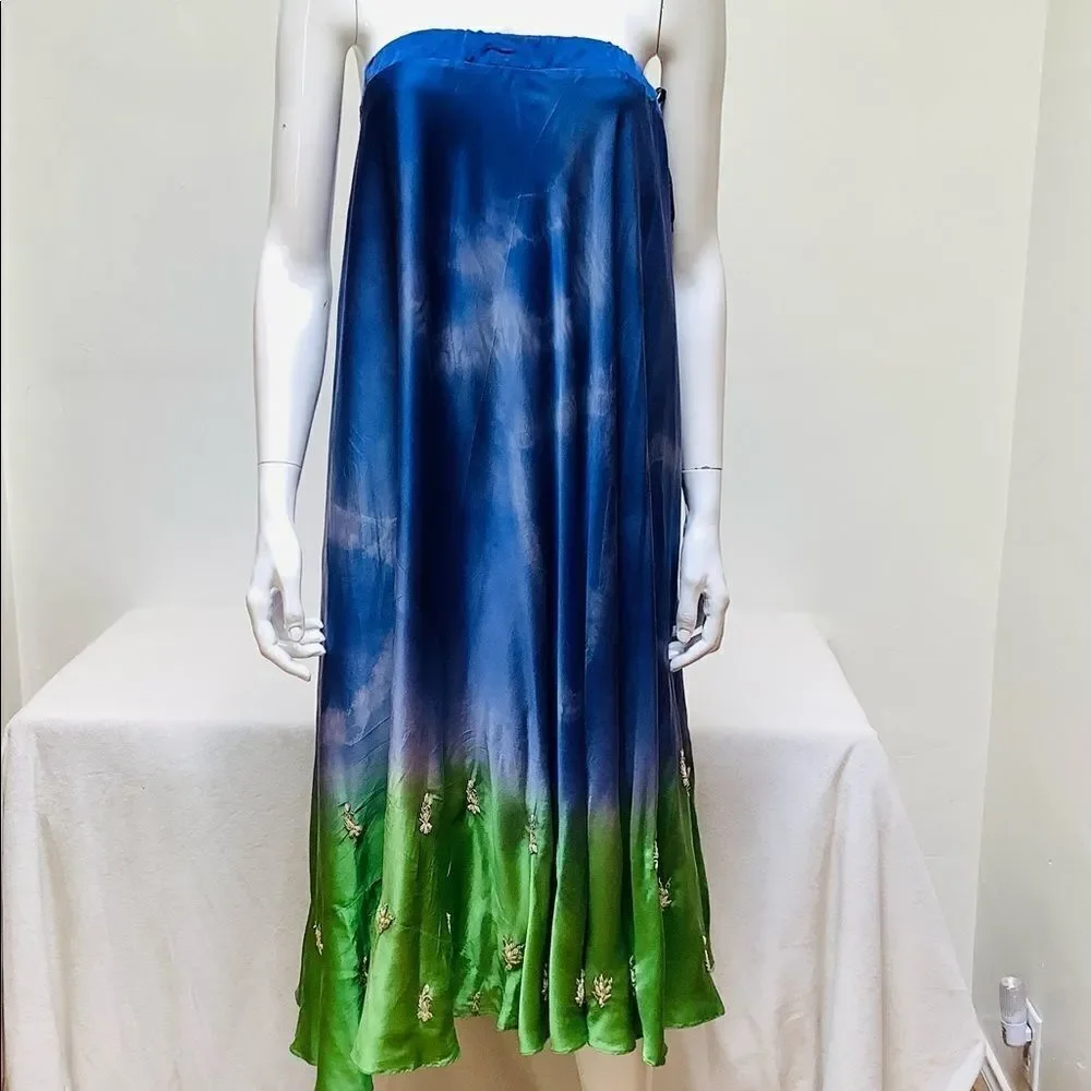 HEIDI ABRA SKIRT SILK HANDMADE - Picture 6 of 15